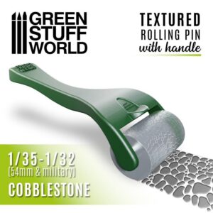Green Stuff World    Rolling pin with Handle - Cobblestone - 8436574509830ES - 8436574509830