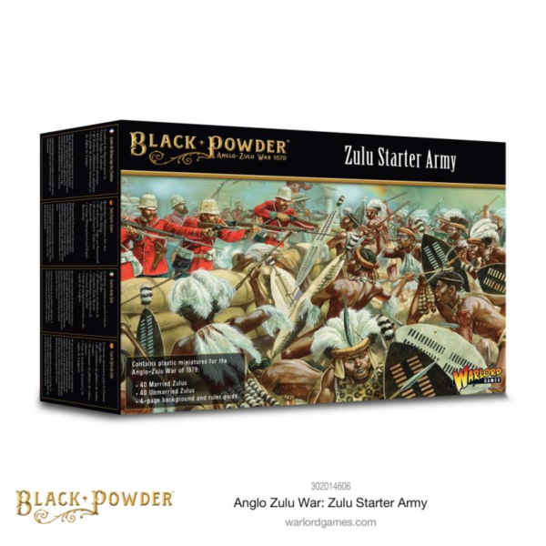 Warlord Games Black Powder   Anglo-Zulu War Zulu Starter Set - 302014606 - 5060393703334