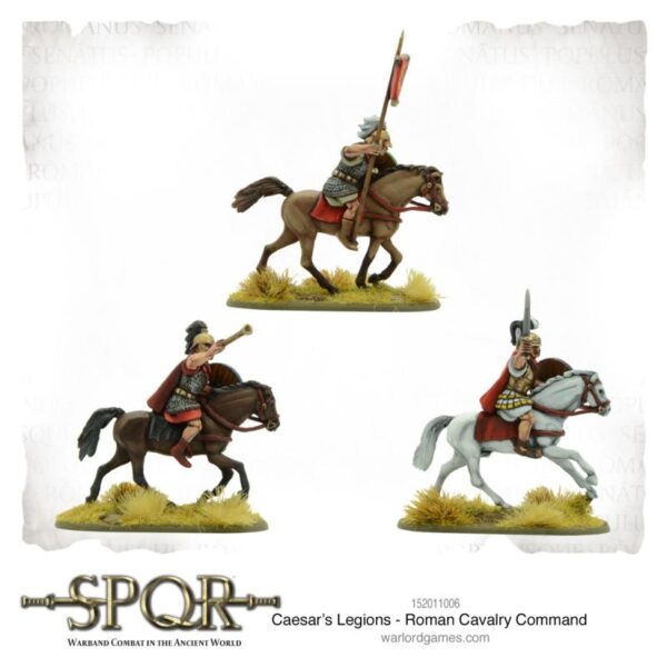 Warlord Games SPQR   SPQR: Caesar's Legions Roman Cavalry Command - 152011006 - 5060572504844