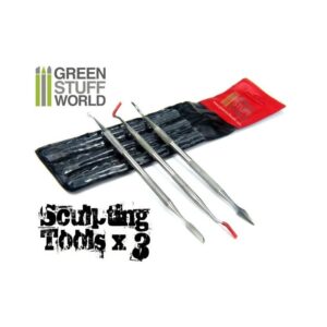 Green Stuff World    3x Sculpting Tools - 8436554360116ES - 8436554360116