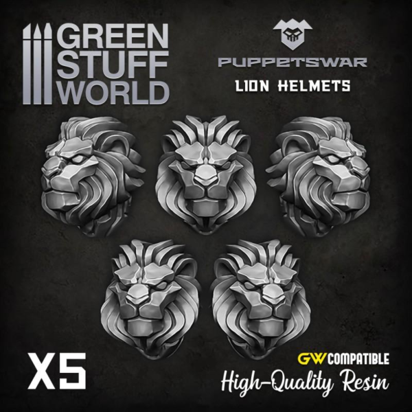 Green Stuff World    Lion Helmets - 5904873422400ES - 5904873422400