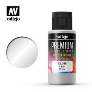 Vallejo    Premium Color 60ml: Silver - VAL62048 -