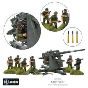 Warlord Games Bolt Action   Flak 37 8.8cm - 402012026 - 5060572500334