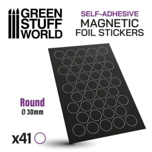 Green Stuff World    Self-Adhesive Magnetic Base: Round - 30mm - 8435646503622ES - 8435646503622