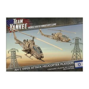 Battlefront Team Yankee   AH-1 Cobra Attack Helicopter Platoon (x2 Plastic) - TIBX09 - 9420020246218