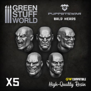 Green Stuff World    Bald heads - 5904873421434ES - 5904873421434