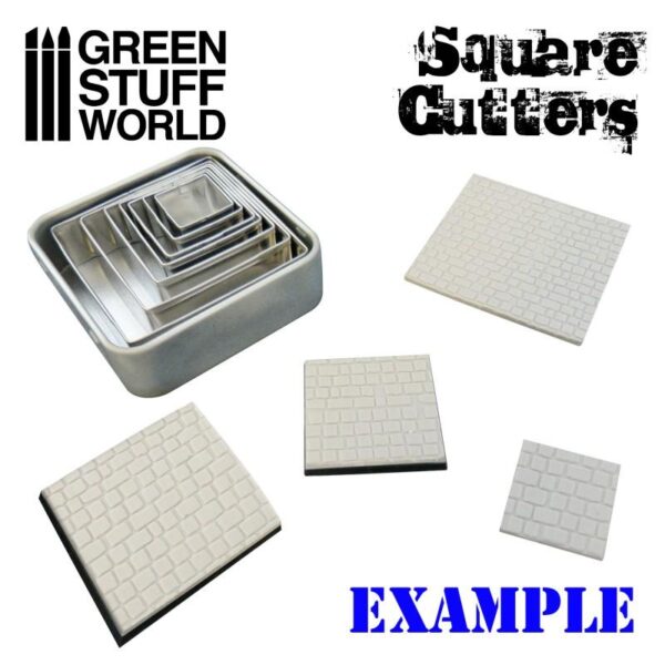 Green Stuff World    Squared Cutters for Bases - 8436574503777ES - 8436574503777