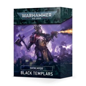 Games Workshop Warhammer 40,000   Datacards: Black Templars (Ninth Edition) - 60050101010 - 5011921172245