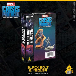 Atomic Mass Marvel Crisis Protocol   Marvel Crisis Protocol: Black Bolt & Medusa - CP34 - 841333109394