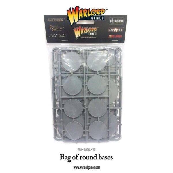 Warlord Games    Warlord Bag of Round Bases (Mixed) - WG-BASE-30 - 5060393701835