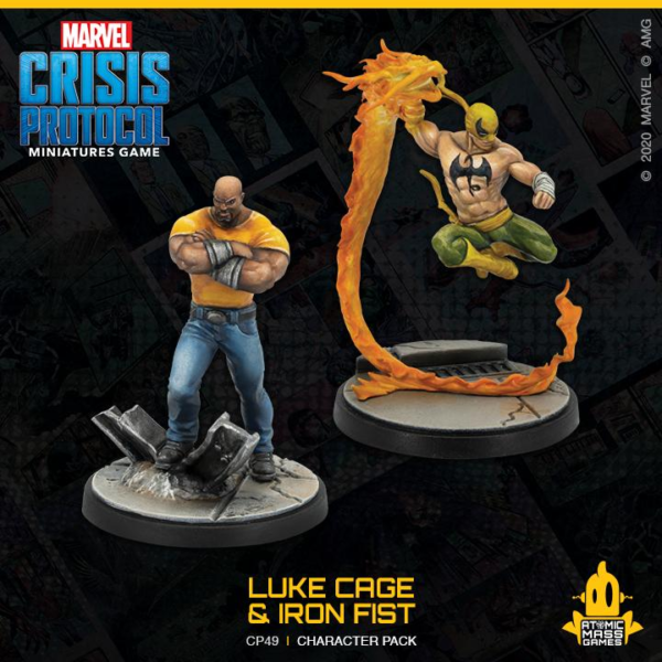 Atomic Mass Marvel Crisis Protocol   Marvel Crisis Protocol: Luke Cage & Iron Fist - CP49 - 841333109356