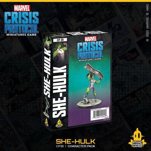 Atomic Mass Marvel Crisis Protocol   Marvel Crisis Protocol: She Hulk - CP39 - 841333109424