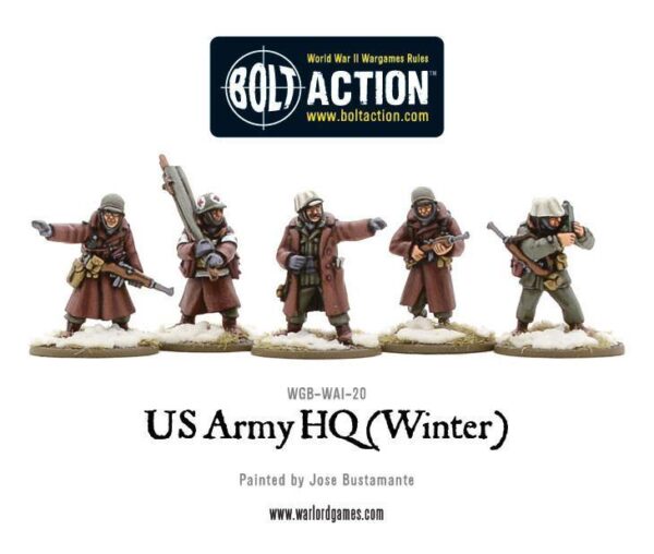 Warlord Games Bolt Action   US Army HQ (Winter) - WGB-WAI-20 - 5060393702917