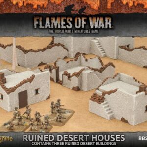 Gale Force Nine    Flames of War: Ruined Small & Medium Desert Houses - BB230 - 9420020236967