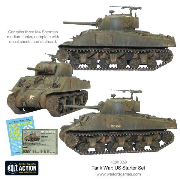 Warlord Games Bolt Action   Tank War: US starter set - 409913050 - 5060393707776