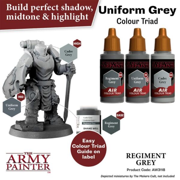 The Army Painter    Warpaint Air: Regiment Grey - APAW3118 - 5713799311886