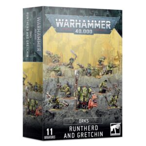 Games Workshop Warhammer 40,000   Ork Runtherd and Gretchin - 99120103092 - 5011921156986