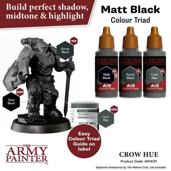 The Army Painter    Warpaint Air: Crow Hue - APAW4101 - 5713799410183