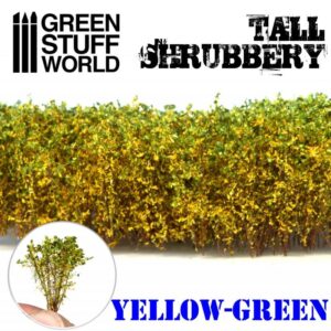 Green Stuff World    Tall Shrubbery - Yellow Green - 8436574504255ES - 8436574504255