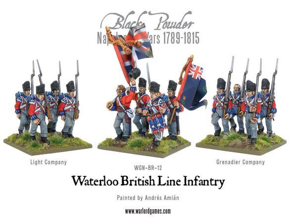 Warlord Games Black Powder   British line Infantry (Waterloo) (24) - WGN-BR-12 - 5060393701910