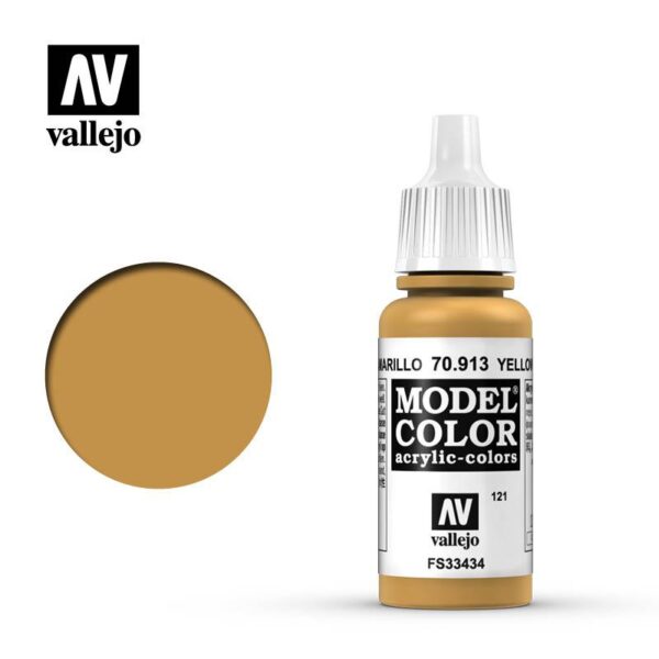 Vallejo    Model Color: Yellow Ochre - VAL913 - 8429551709132
