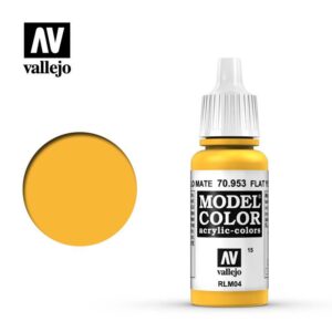 Vallejo    Model Color: Flat Yellow - VAL953 - 8429551709538