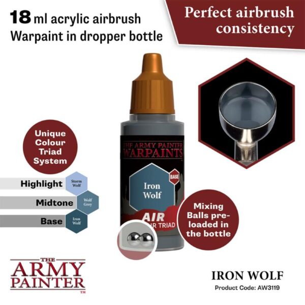 The Army Painter    Warpaint Air: Iron Wolf - APAW3119 - 5713799311985