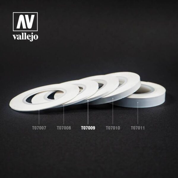 Vallejo    AV Vallejo Tools - Flexible Masking Tape 3mm x 18m - VALT07009 - 8429551930437