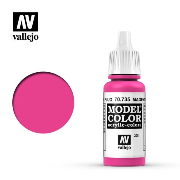 Vallejo    Model Color: Fluorescent Magenta - VAL735 - 8429551707350