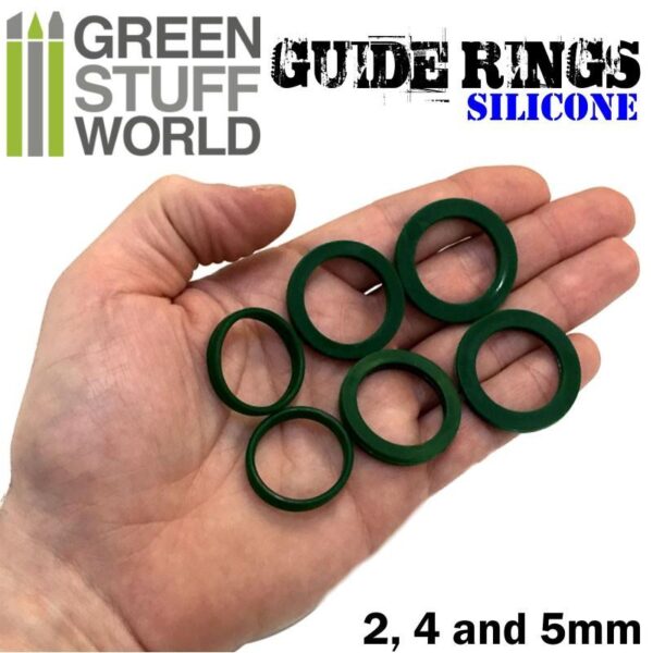 Green Stuff World    Silicone Rolling Pin Guide Rings - 8436554364442ES - 8436554364442