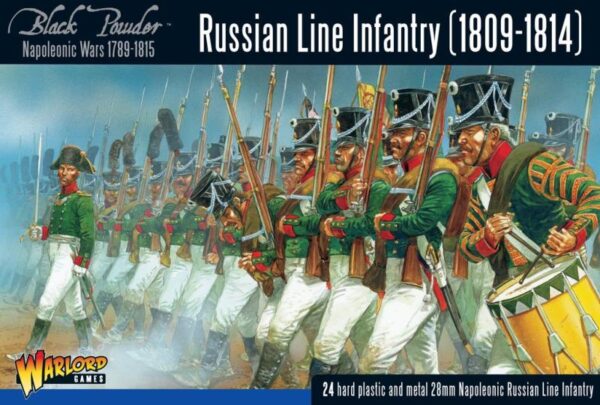 Warlord Games Black Powder   Napoleonic Russian Line Infantry (1809-1814) - 302012201 - 5060393708742