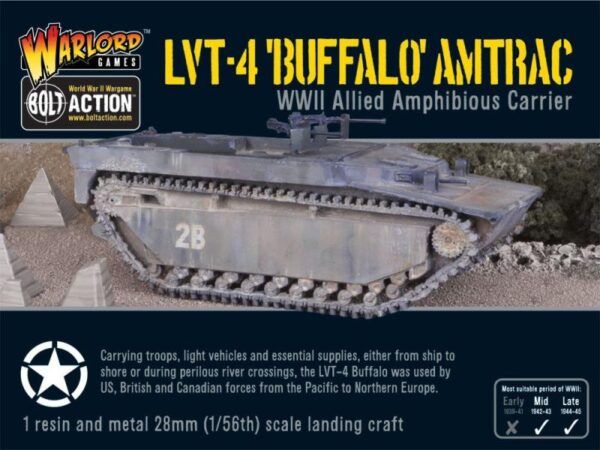Warlord Games Bolt Action   LVT-4 'Buffalo' Amtrac - 402413005 - 5060393702290