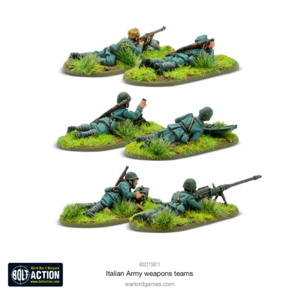 Warlord Games Bolt Action   Italian Army weapons teams - 402215811 - 5060917991063