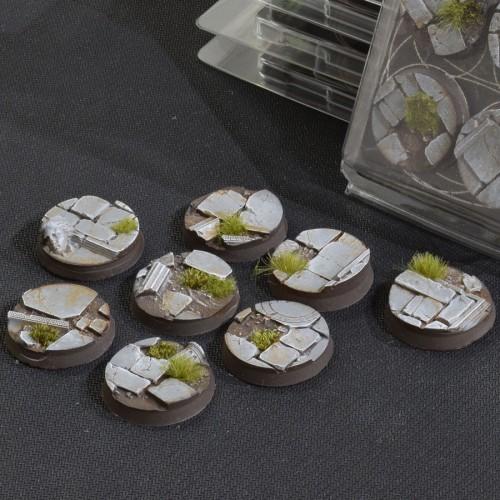 Gamers Grass    Battle Ready: Temple Bases Round 32mm (x8) - GGB-TR32 - 738956789174