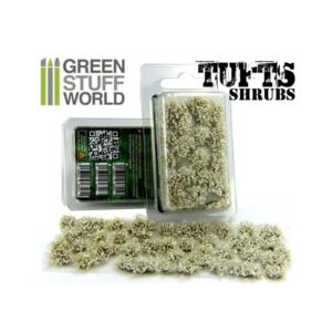 Green Stuff World    Shrubs TUFTS - 6mm self-adhesive - WHITE - 8436554363070ES - 8436554363070