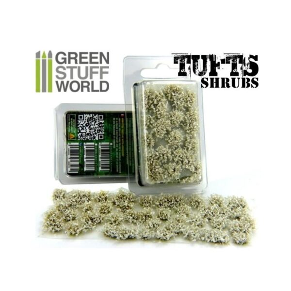 Green Stuff World    Shrubs TUFTS - 6mm self-adhesive - WHITE - 8436554363070ES - 8436554363070