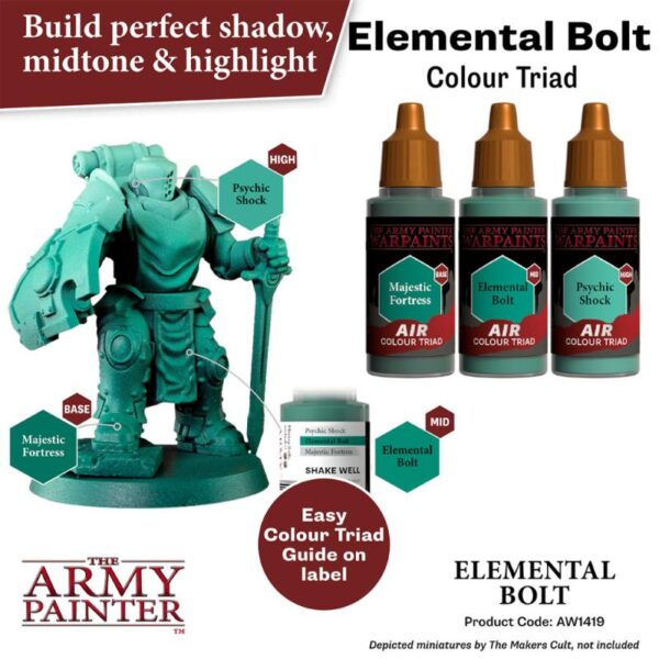 The Army Painter    Warpaint Air: Elemental Bolt - APAW1419 - 5713799141988