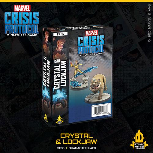 Atomic Mass Marvel Crisis Protocol   Marvel Crisis Protocol: Crystal & Lockjaw - CP35 - 841333109448