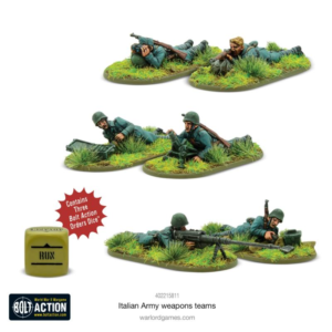 Warlord Games Bolt Action   Italian Army weapons teams - 402215811 - 5060917991063