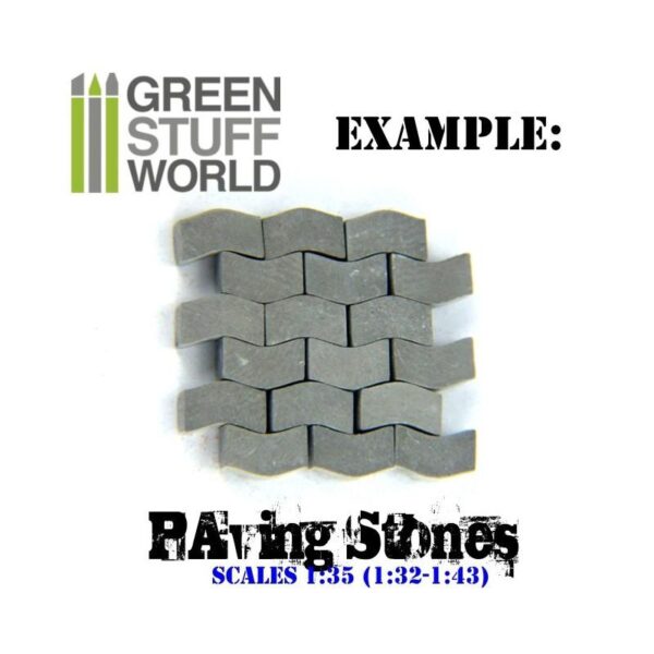 Green Stuff World    Model Paving Bricks - Grey x500 - 8436554367085ES - 8436554367085