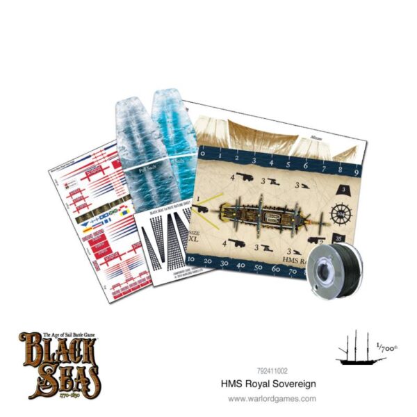 Warlord Games Black Seas   Black Seas: HMS Royal Sovereign - 792411002 - 5060572505438