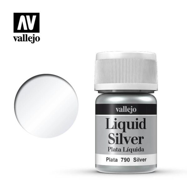 Vallejo    Vallejo Liquid Silver - VAL790 - 8429551707909