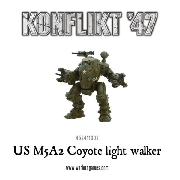 Warlord Games Konflikt '47   US M5A2 Coyote / Guardian Light Walker - 452411002 - 5060393704744