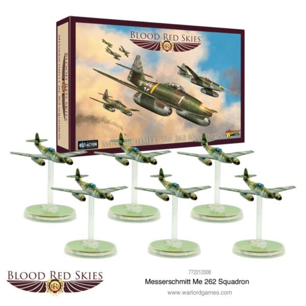 Warlord Games Blood Red Skies   Messerschmitt ME-262 Squadron - 772212008 - 5060572503311