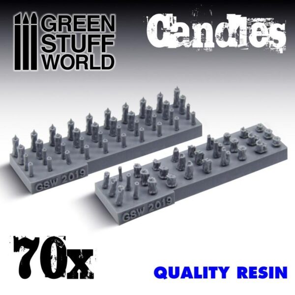 Green Stuff World    70x Resin Candles - 8436574504637ES - 8436574504637