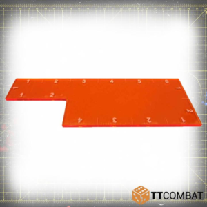 TTCombat    6 Inch Range Ruler - Orange - MT012 - 5060504045216