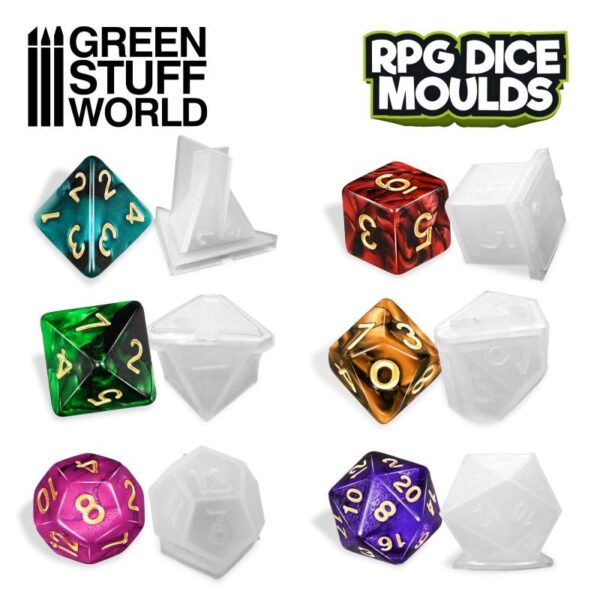 Green Stuff World    RPG Dice Moulds - 8436574508550ES - 8436574508550