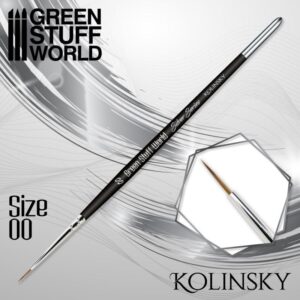 Green Stuff World    SILVER SERIES Kolinsky Brush - Size 00 - 8436574507119ES - 8436574507119