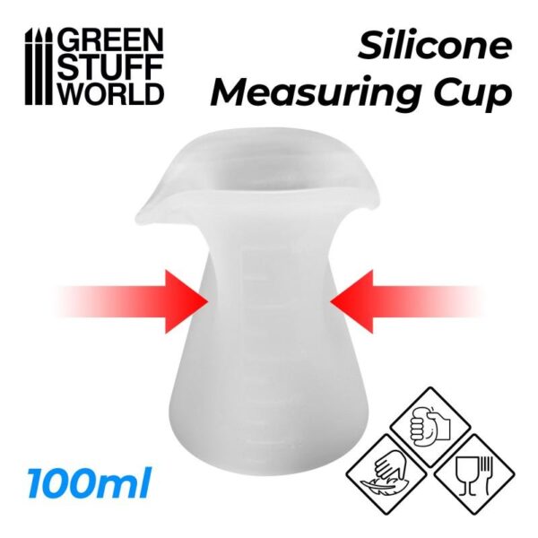 Green Stuff World    Silicone Measuring Cup 100ml - 8436574507768ES - 8436574507768