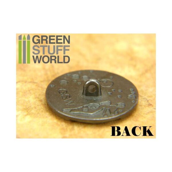 Green Stuff World    8x Steampunk Buttons WATCH MOVEMENTS - Silver - 8436554367399ES - 8436554367399
